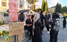 Новий міністр оборони — нові вимоги: у Тернополі тривають протести проти корупції та за ключові реформи