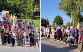 Хресна хода УПЦ (мп) вирушила з Хмельниччини до Почаївської лаври