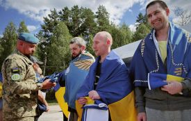 Додому з ворожого полону повернули десять українських військових. Їх усіх вважали зниклими безвісти