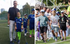 Юні ампфутболісти з Тернополя зустрілися з Андрієм Шевченком
