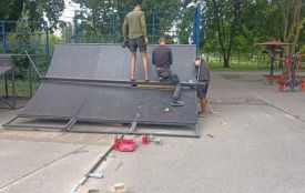 У Сопільче ремонтують скейт-парк