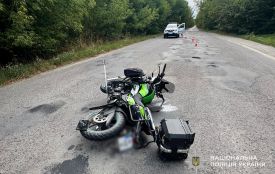 У аваріях на Тернопільщині травмувалися мотоцикліст та пішохід
