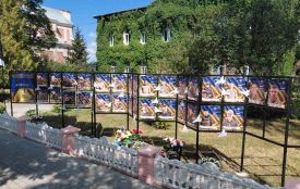 У Монастириськах відкрили Алею Надії для родин зниклих безвісти та полонених Героїв