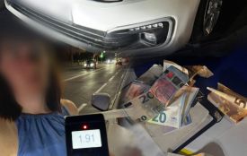 На Бандери нетвереза водійка за 185 євро намагалася «домовитися» з патрульними
