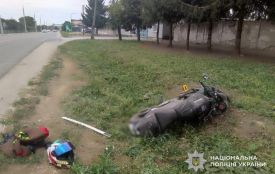 В аварії на Тернопільщині постраждав неповнолітній мотоцикліст