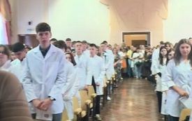 У Тернополі майбутні лікарі склали урочисту обіцянку студента