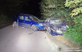 Понад 3 проміле в крові: на Тернопільщині п'яний водій виїхав на зустрічну смугу та спричинив аварію