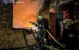 У Тернопільському районі горів житловий будинок