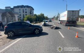 Троє мотоциклістів травмувались в аваріях на Тернопільщині за один вечір