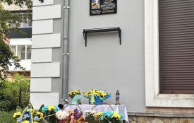 У Тернополі відкрили пам’ятну дошку бійцю Андрію Стойку
