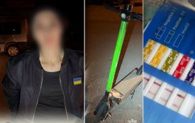 Тернополянку в стані наркотичного сп'яніння уже втретє за рік зупинили за кермом електросамоката
