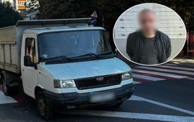 На Дружбі викрали вантажівку, але дорогою вона зламалася: підозрюваного затримали