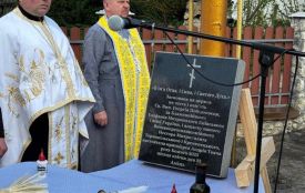 На Кременеччині заклали наріжний камінь на місці столітнього храму, який згорів