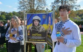 У Бережанах відкрили Алею пам'яті та започаткували стипендію імені Героя Сергія Коновала