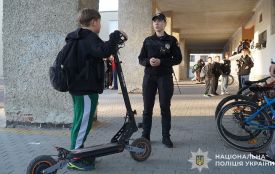 71 порушення та 9 випадків сп’яніння: на Тернопільщині перевіряють дітей на електросамокатах