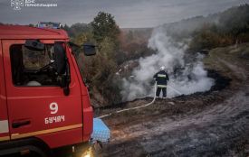У Чортківському районі горить стихійне сміттєзвалище