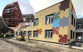 У Тернополі утеплюють дитсадок №9, пошкоджений російською атакою в 2025 році