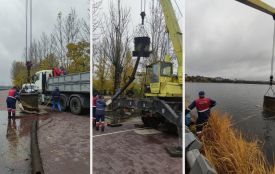 У Тернополі готують до зими найбільший міський фонтан