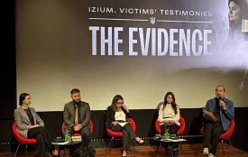Документальний фільм «Докази» про злочини Росії в Україні показали в Гаазі та Амстердамі