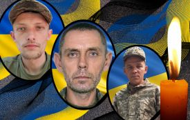 На щиті повертаються Герої Тарас Цьома, Святослав Герасимлюк та Степан Антропов