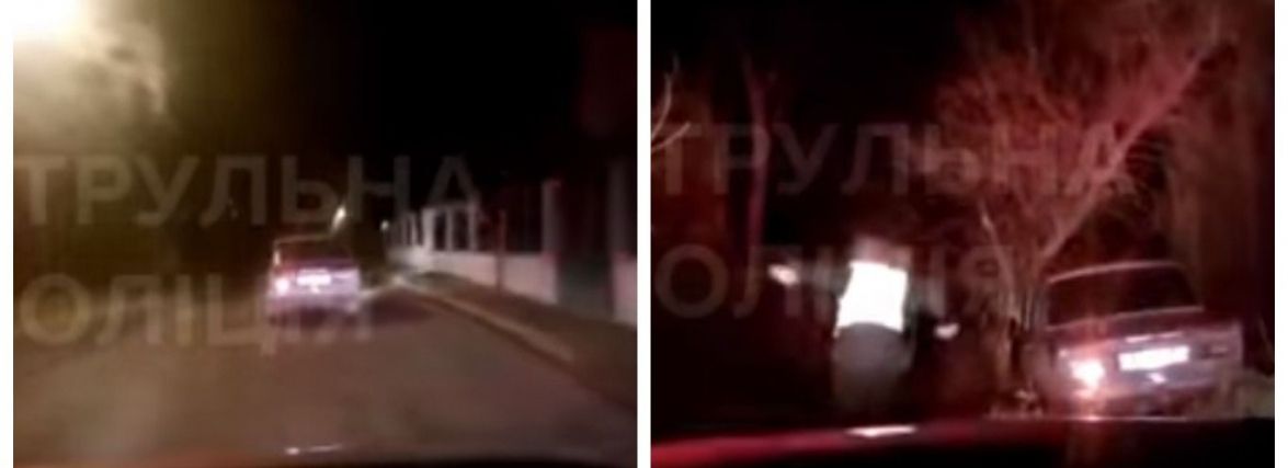 На "Дружбі" нетверезий водій втікав від патрульних і з'їхав у кювет