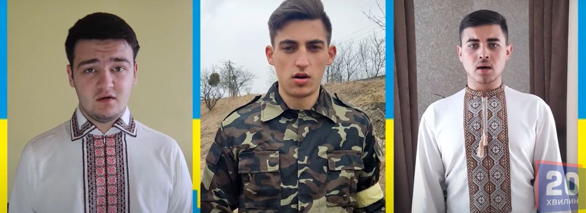 Студенти одного з університетів міста креативно підтримали українців (ВІДЕО)