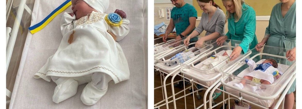 Немовлят пологового у Тернополі одягнули у вишиванки (ФОТО ДНЯ)