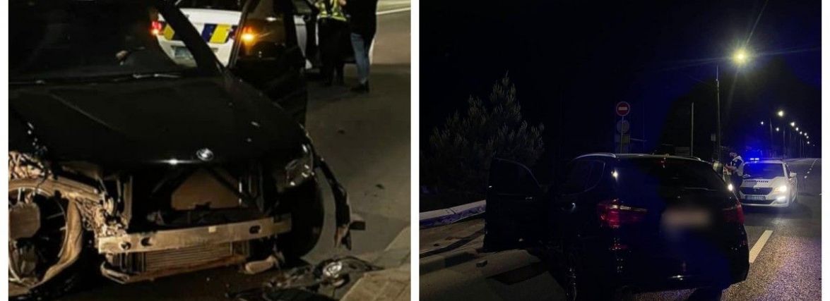 На Протасевича нетверезий водій на BMW врізався у відбійник