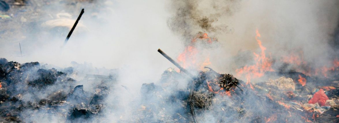 У містечку на Тернопільщині горіло сміттєзвалище