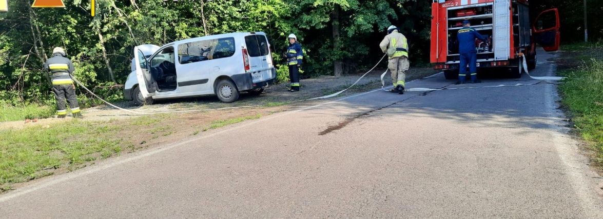 На автодорозі «Івано-Франківськ – Тернопіль» загорівся автомобіль