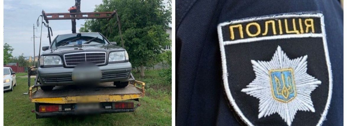 Нетверезий водій на Mercedes порушив ПДР та кинувся втікати від патрульних