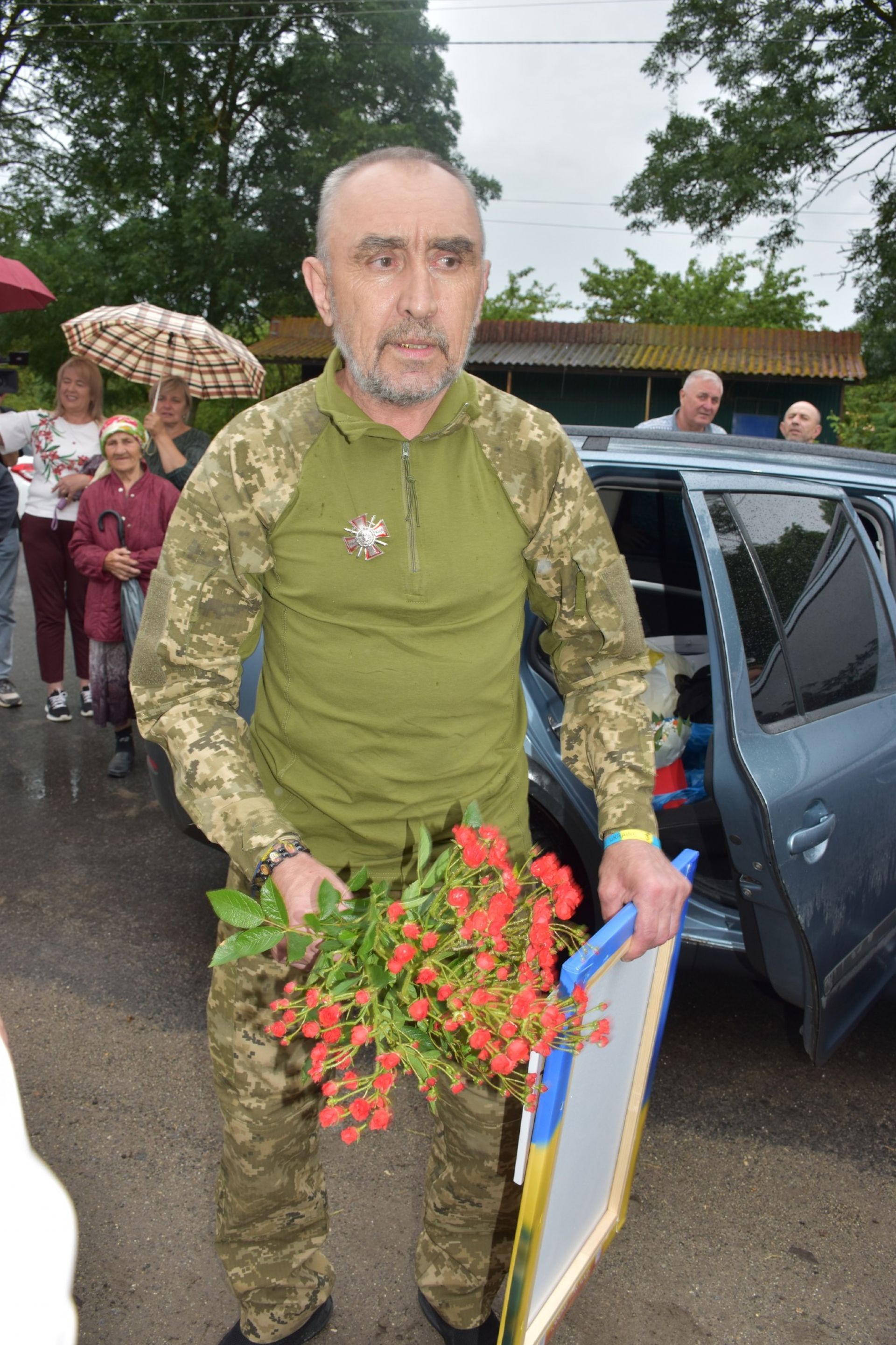 Бучацька громада зустріла звільненого з полону Михайла Барана