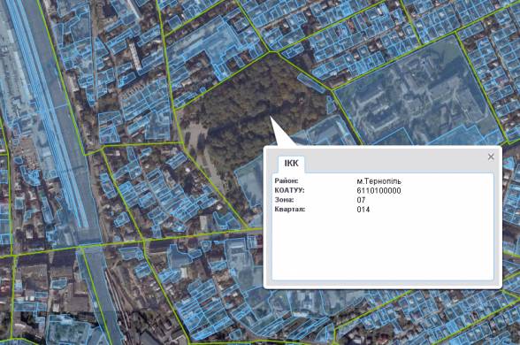 Публічна кадастрова карта свідчить, що парк – зона “07”, тобто це землі рекреаційного призначення, але не парки