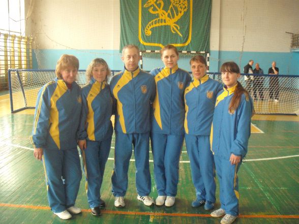 Збірна команда області жінки з голболу серед спортсменів з вадами зору