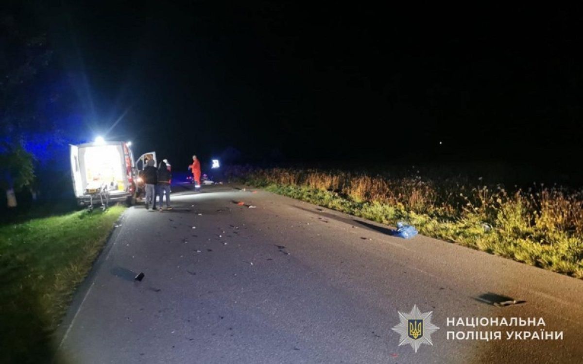 В аварії на Кременеччині загинули неповнолітній мотоцикліст та пішохід