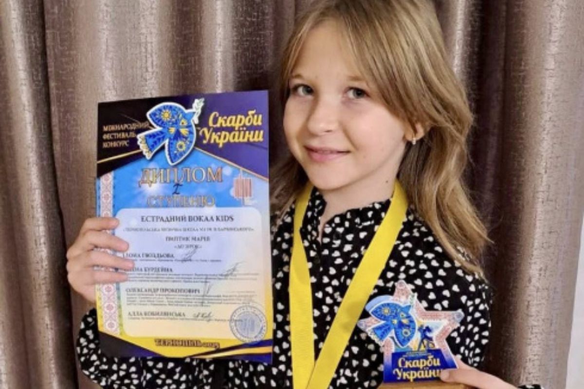 П'ятикласниця з Тернополя Марія Пиптик здобула перемогу на Міжнародному фестивалі «Скарби України»