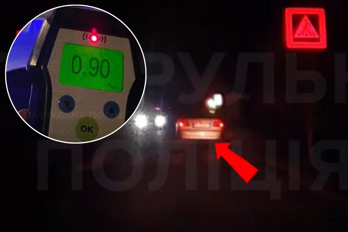 Під час комендантської у Тернополі зупинили 16-річного водія без посвідчення: був у стані сп'яніння