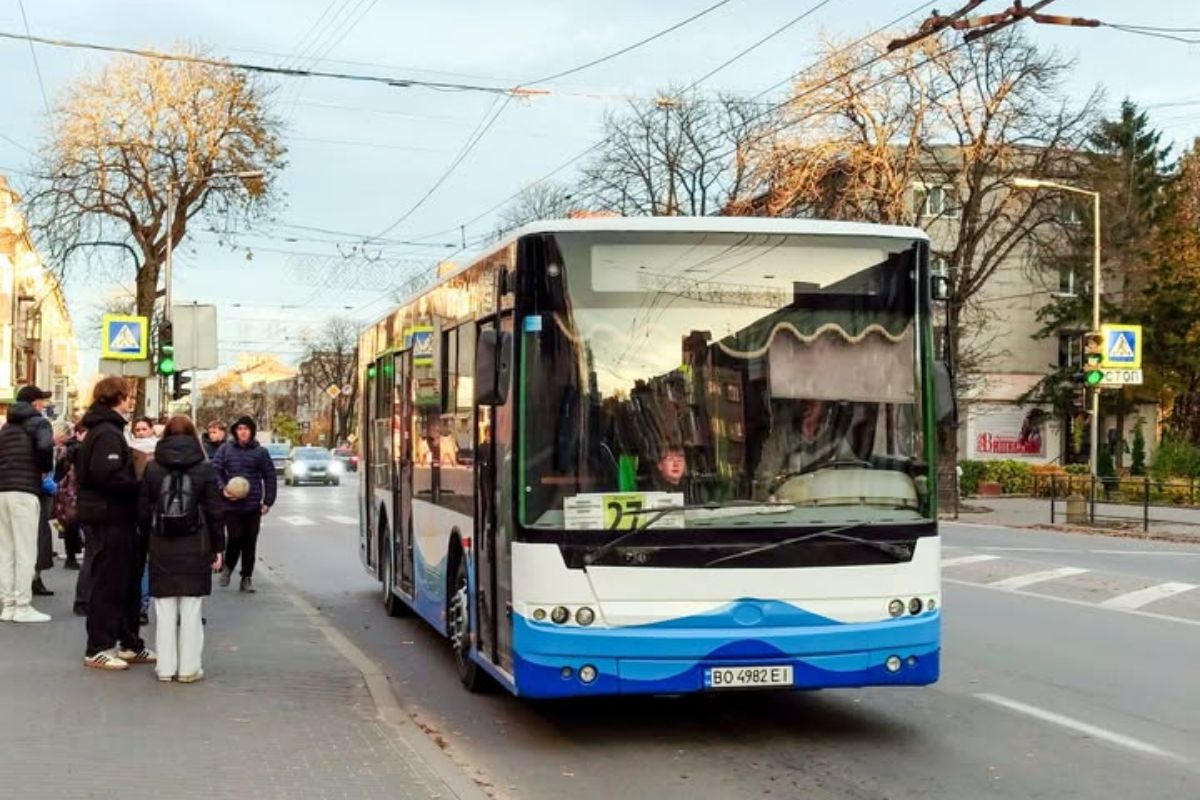 На Різдво у Тернополі буде менше громадського транспорту
