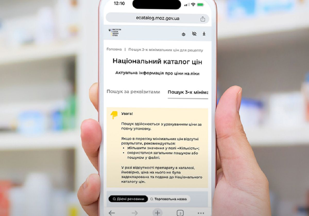 В е-Рецепті з’явилася можливість обирати ліки за найвигіднішою ціною
