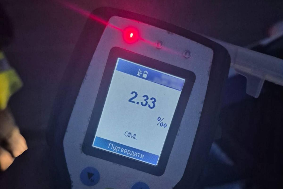 У Тернополі за два дні зупинили 11 водіїв із ознаками сп’яніння