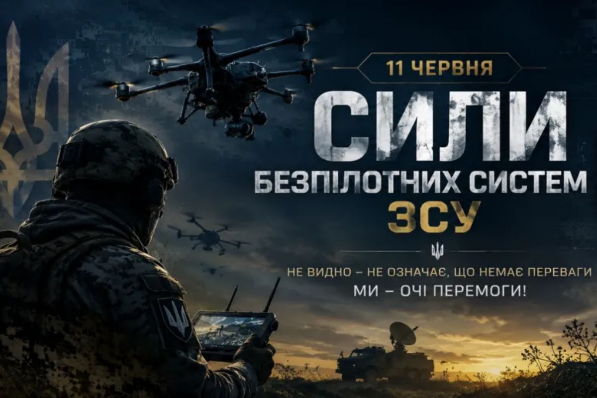 В Україні 11 червня вперше офіційно відзначають День Сил безпілотних систем Збройних Сил України