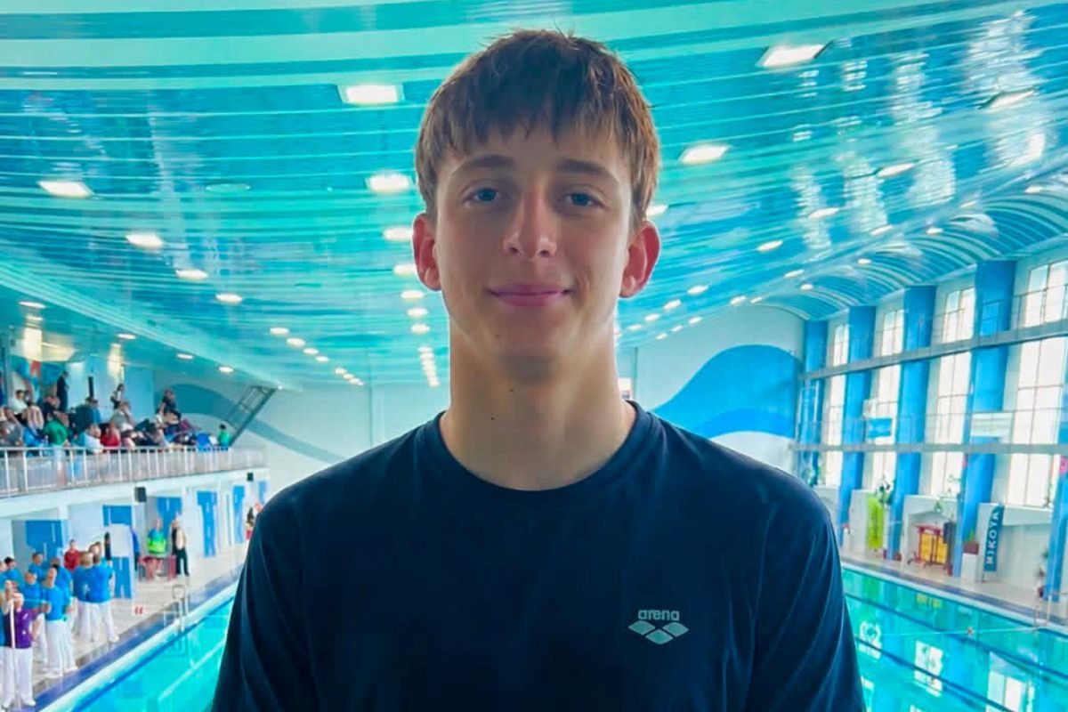 Тернополянин Данило Збараський  на чемпіонаті України з плавання