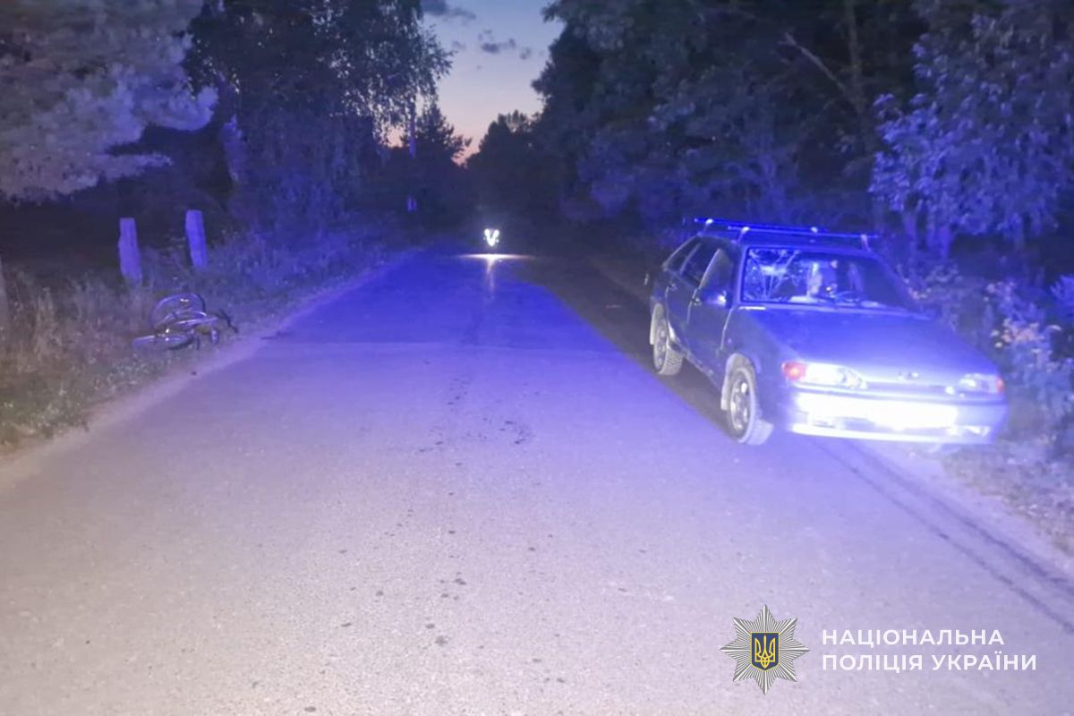 В аварії неподалік Тернополя постраждав 12-річний велосипедист
