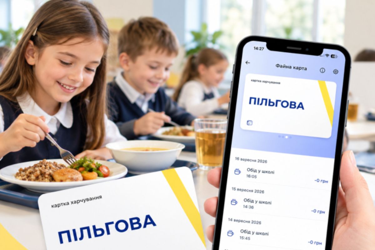 У застосунку «е-Тернопіль» батьки можуть перевірити, чи отримувала дитина безкоштовне харчування