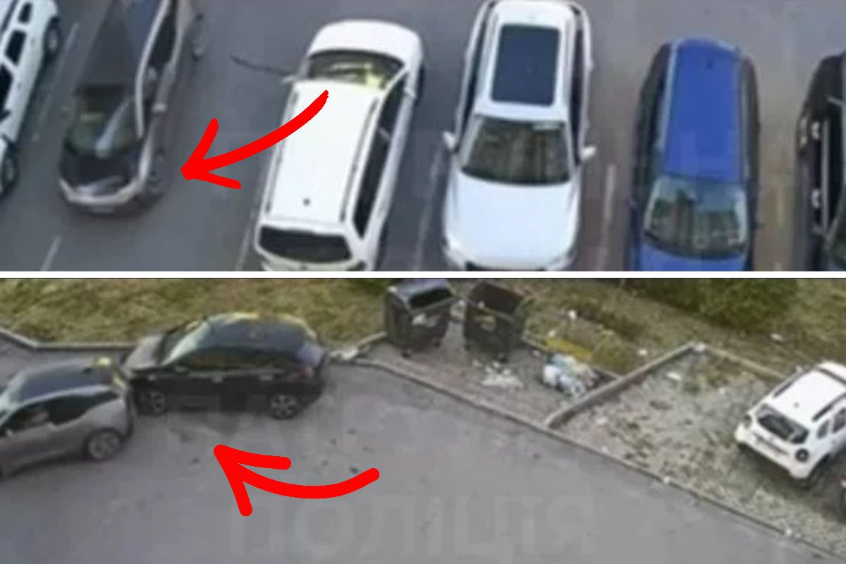 У Тернополі розшукують водія BMW, який врізався у припарковане авто і залишив місце події
