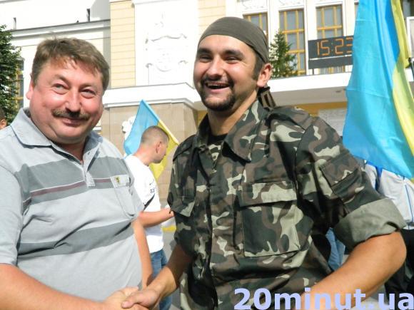 Тараса Мороза з АТО зустрічали мало не всім селом, фото №5 на сайті 20minut.ua
