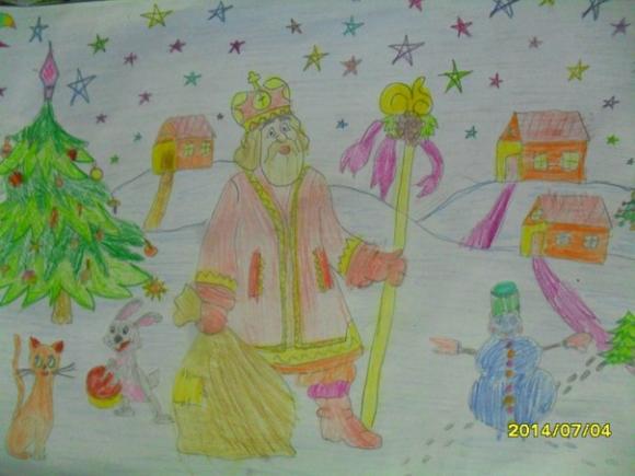 Учасник конкурсу "Малюнок до Св. Миколая" Горденко Єлизаветка, фото №1 на сайті 20minut.ua